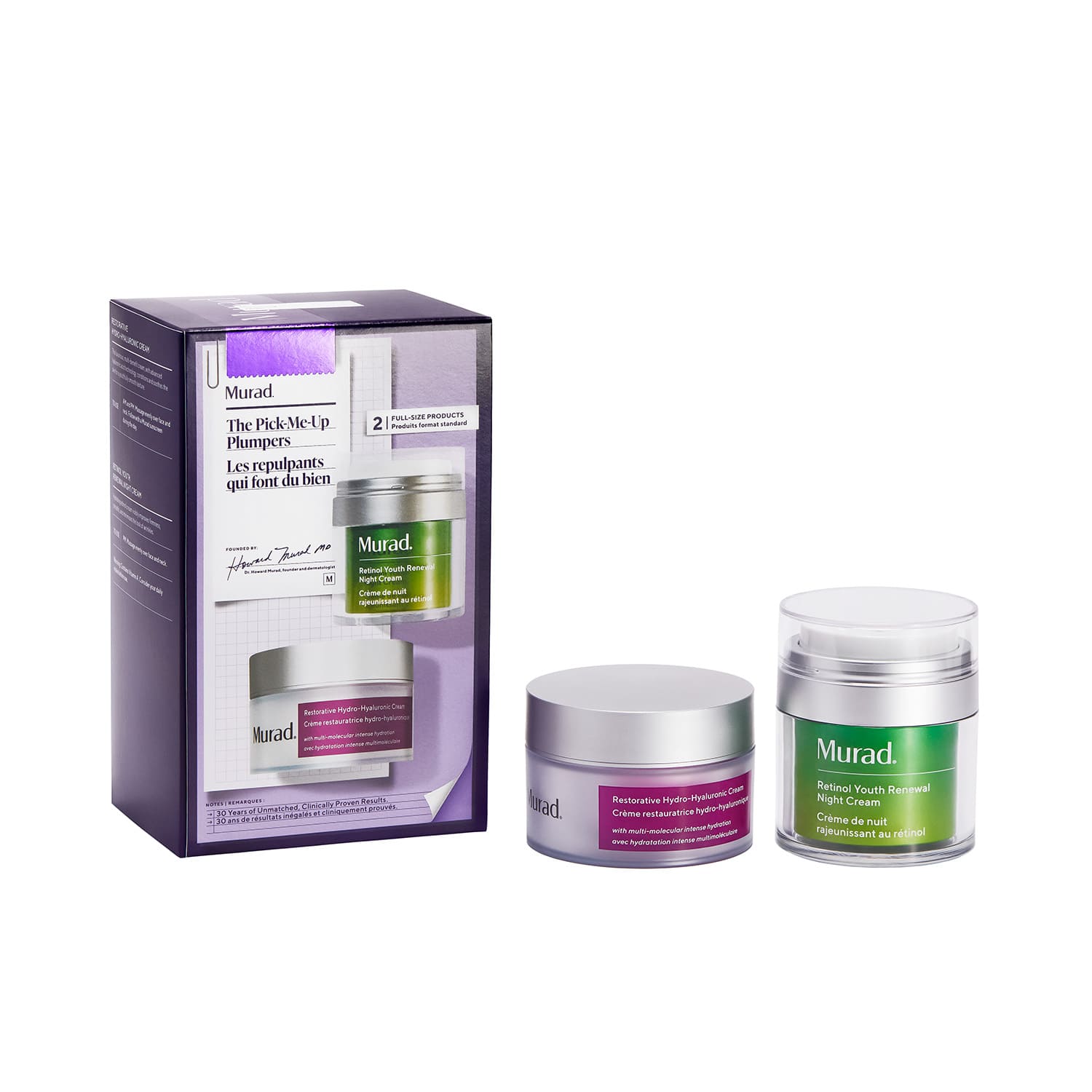 THE PICK ME UP PLUMPLERS (SET FACIAL DE NOCHE CON RETINOL)